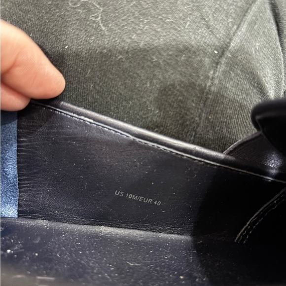 Vince Blue Basketweave Leather Blue Slip On Casual Sneakers Women’s 10/40 - Picture 6 of 7